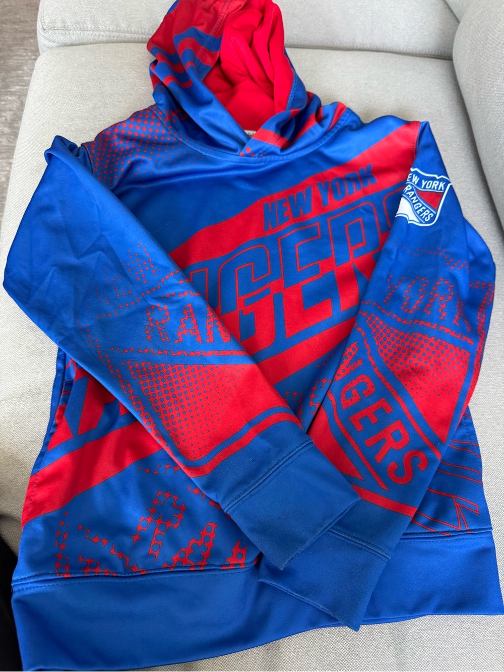 NHL Kids medium NY Rangers hoodie NHL